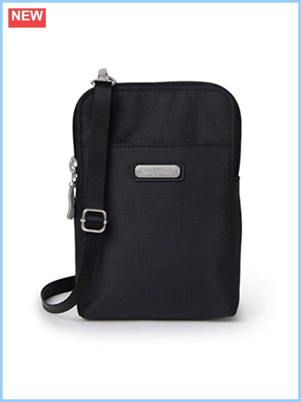 Baggallini RFID Crossbody Bag Water-Resistant Nylon Small Lightweight